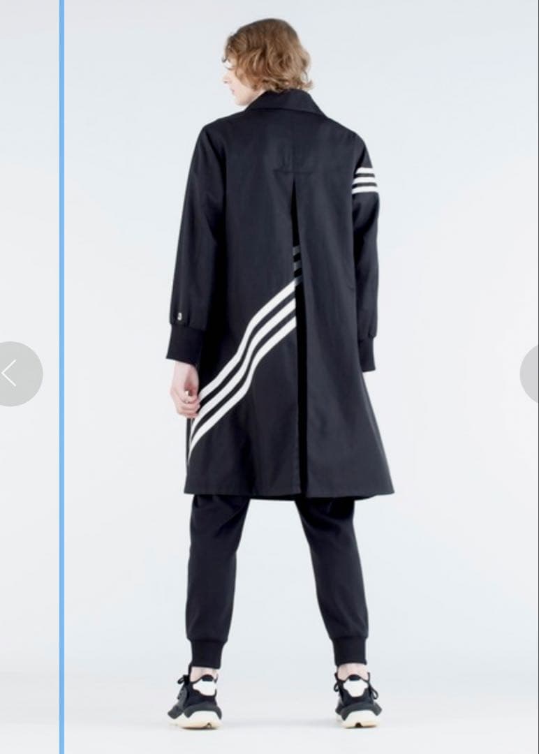 Y3 ワイスリー ヨウジヤマモト アディダス ストライプ コート 黒 正規