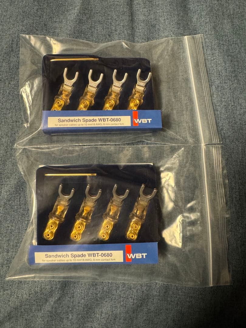 WBT-0680 E スピーカーYラグ端子 4個×2セットけい8固 - メルカリ