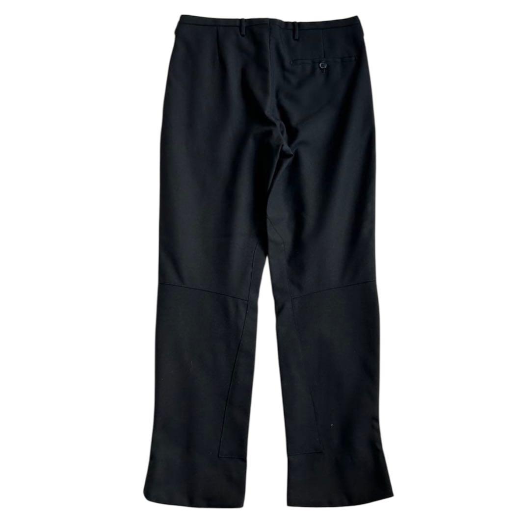 PRADA archive スラックス 46 ブラック フレア - メルカリ