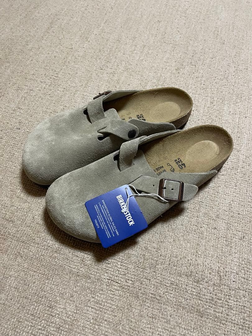 BIRKENSTOCK ボストン サイズ40 レギュラー幅 トープ - メルカリ