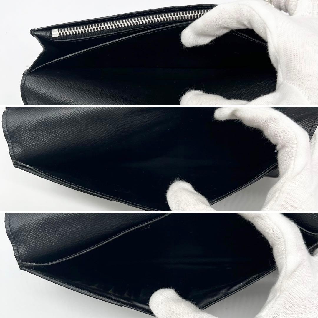 極美品 IC内蔵 ルイヴィトン タイガ シルバーロゴ 新型 ブラザ 長財布