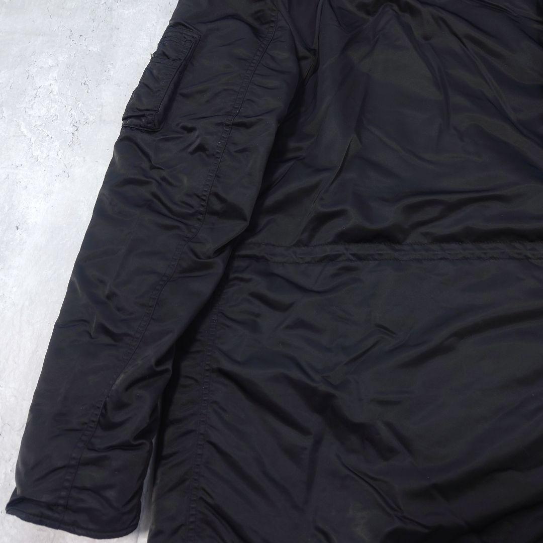 HYSTERIC GLAMOUR N-3B プリマロフト ワッペン 黒 L ヒステリック