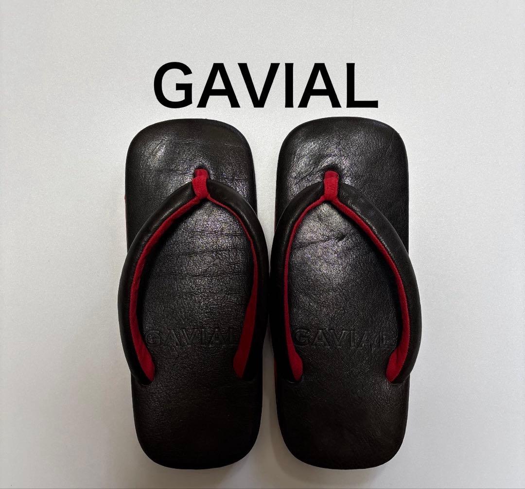 GAVIAL レザー下駄 ガヴィル　中村達也　ロザリオス　大和工房 GAVIAL レザー下駄 ガヴィル 中村達也 ロザリオス 大和工房