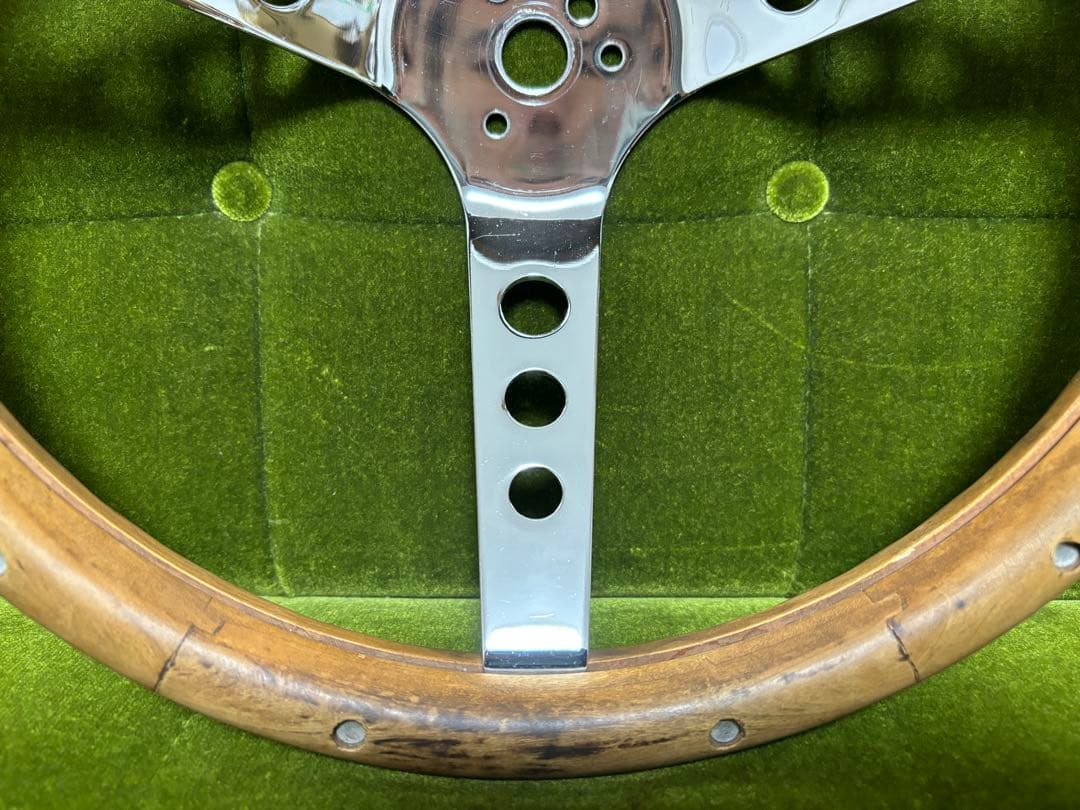 当時物 グラント ウッド ステアリング & ホーンボタン - メルカリ