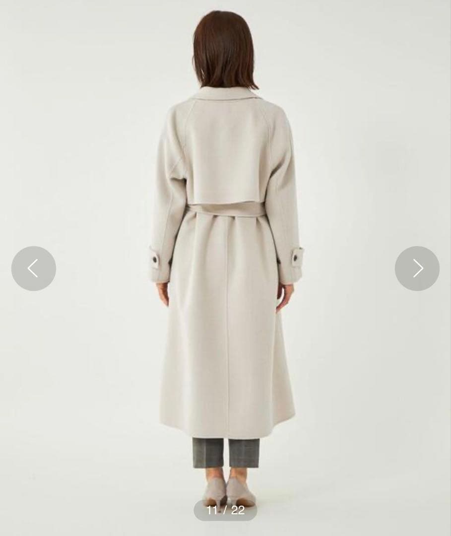 リバーロングトレンチコート green level relaxing コート - メルカリ