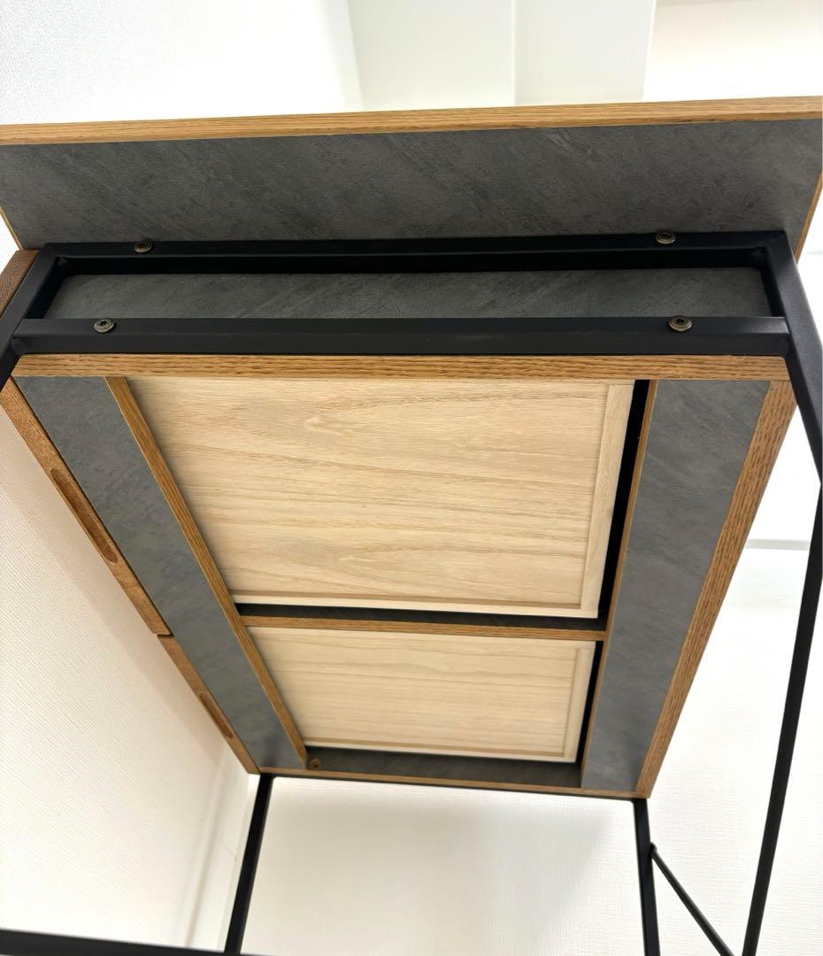 a.depeche POL desk 900 wide mat black - メルカリ