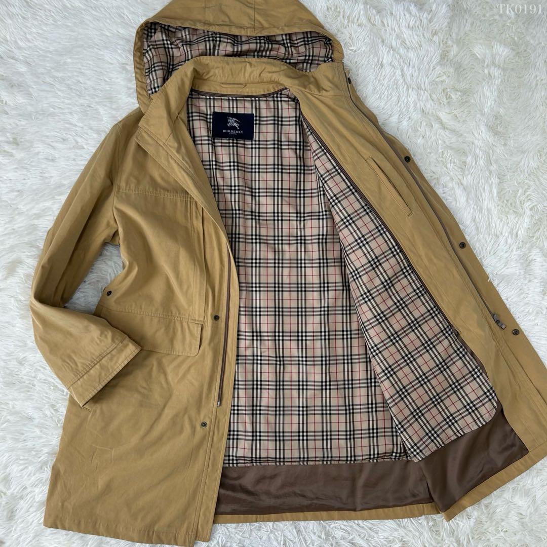 【美品/LL】バーバリーロンドン モッズコート ライナー付 フード ベージュ 中古・古着通販】BURBERRY LONDON (バーバリーロンドン) モッズコート