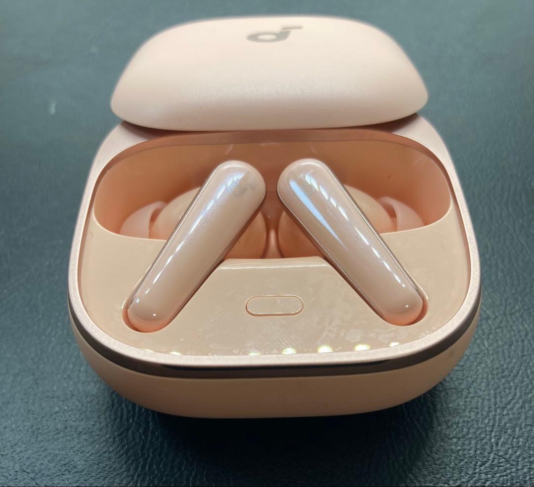 【美品】Soundcore Liberty5【アプリコットピンク】 Anker Soundcore Liberty 5 (Pink) True wireless earbuds with