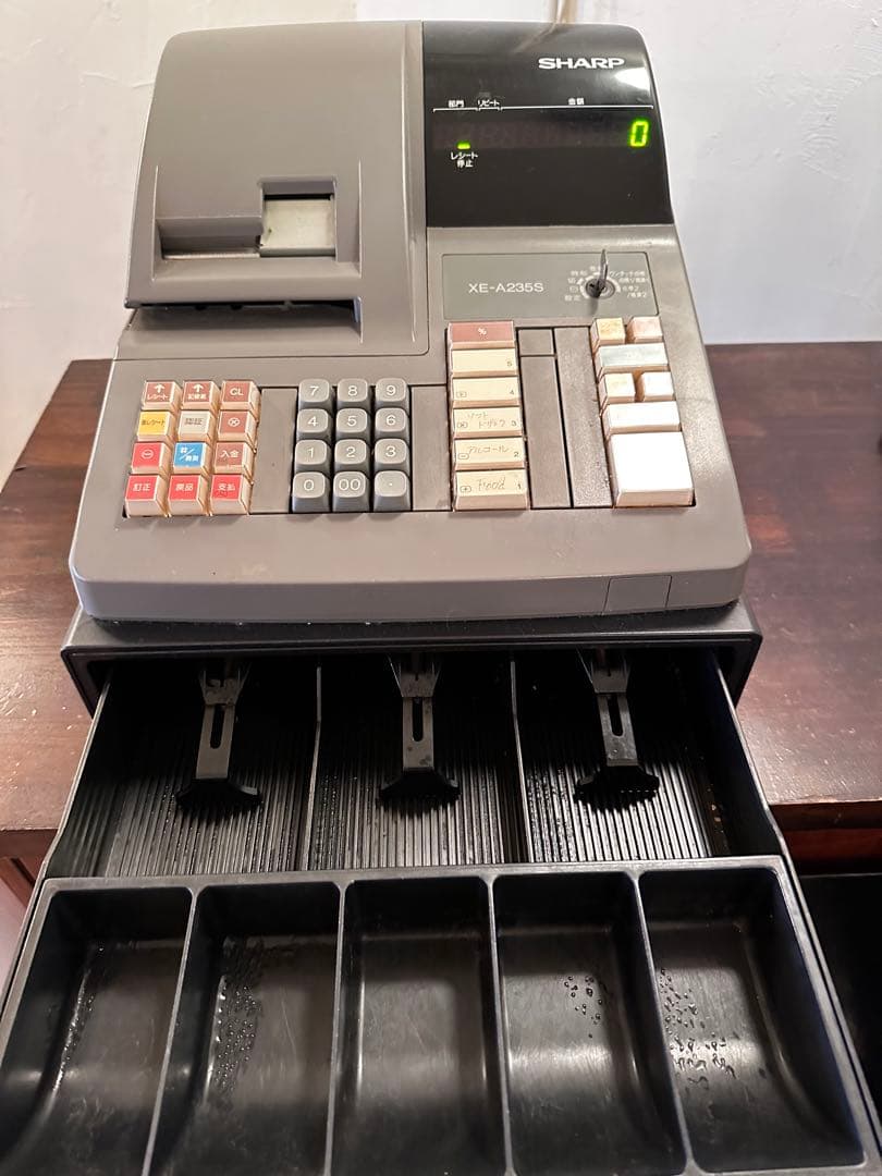 シャープ レジスター XE-A235S - メルカリ