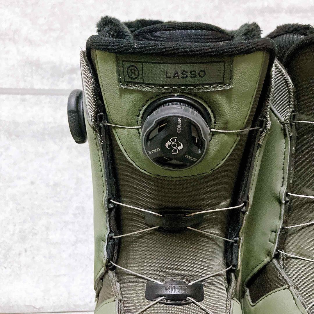 RIDE LASSO BOA スノーボード ブーツ 25.0cm カーキ 美品