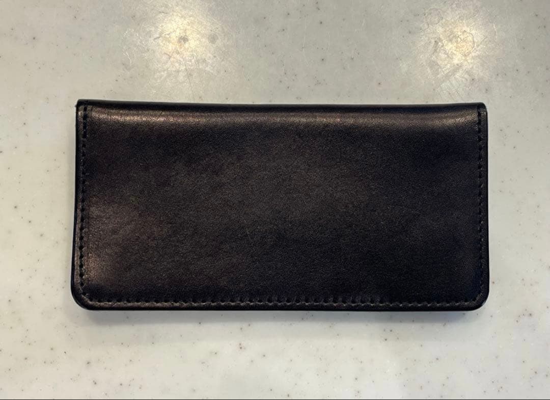 ロングトラッカーウォレット ブラック 小判カン30mm