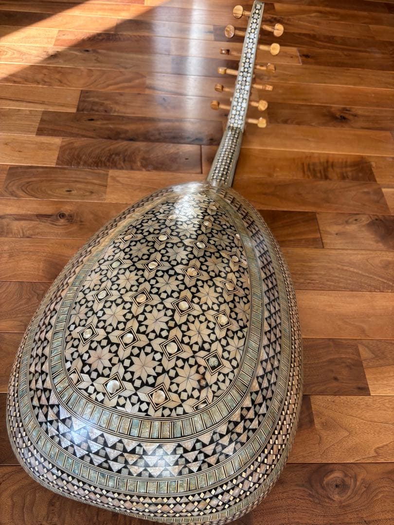 ウード OUD 12弦 リュード 木製 楽器 アラブ楽器 エジプト 弦楽器