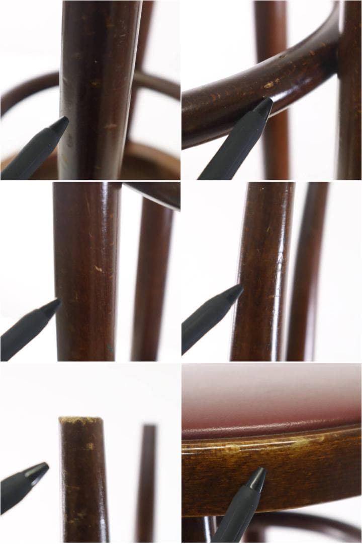 まとめ2の1秋田木工 IDC大塚 No.209 カウンターチェア PVCレッドの通販