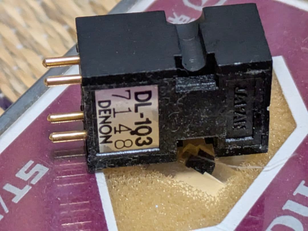 DENON DL-103 針折れ補修品ですが、Lチャンネル断線 ジャンク - メルカリ