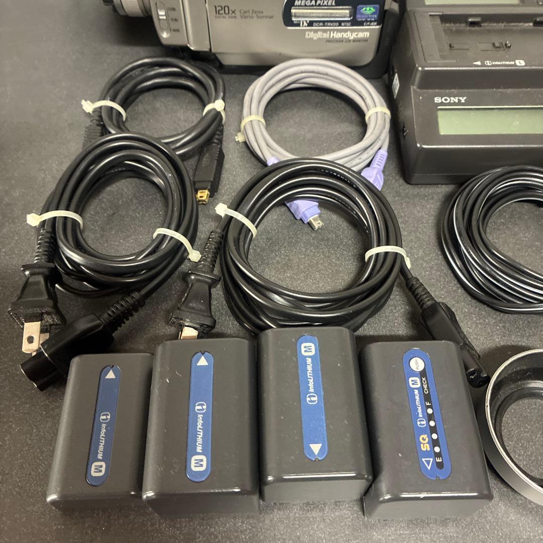 ジャンク品】SONY DCR-TRV20 ビデオカメラ 本体2台 - メルカリ