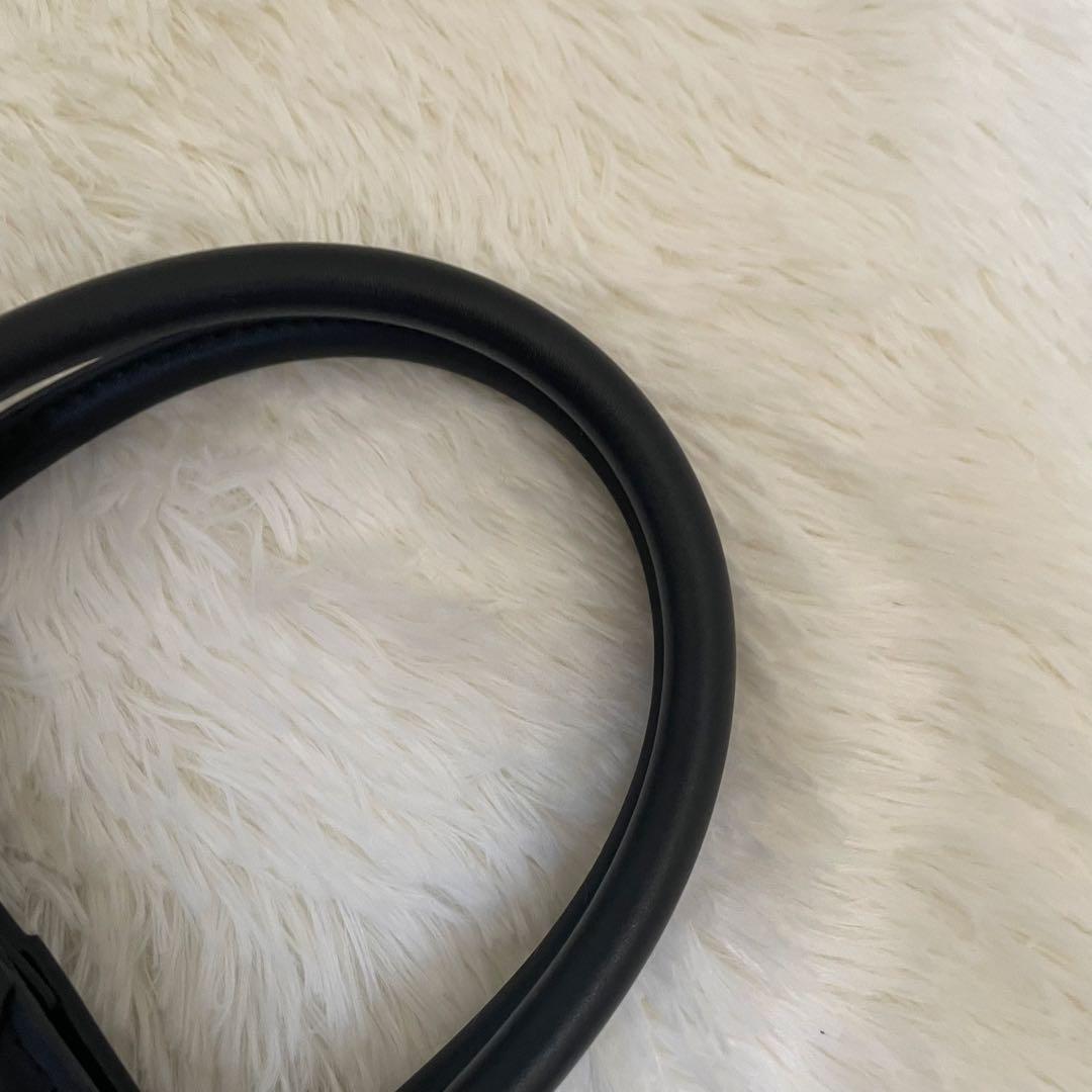 新品未使用 マイケルコース2wayショルダーバッグ レザー ブラック 小泉今日子