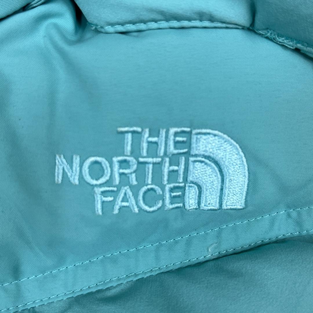 《良品》ザノースフェイス ロングダウン レディース ターコイズ 90（M）