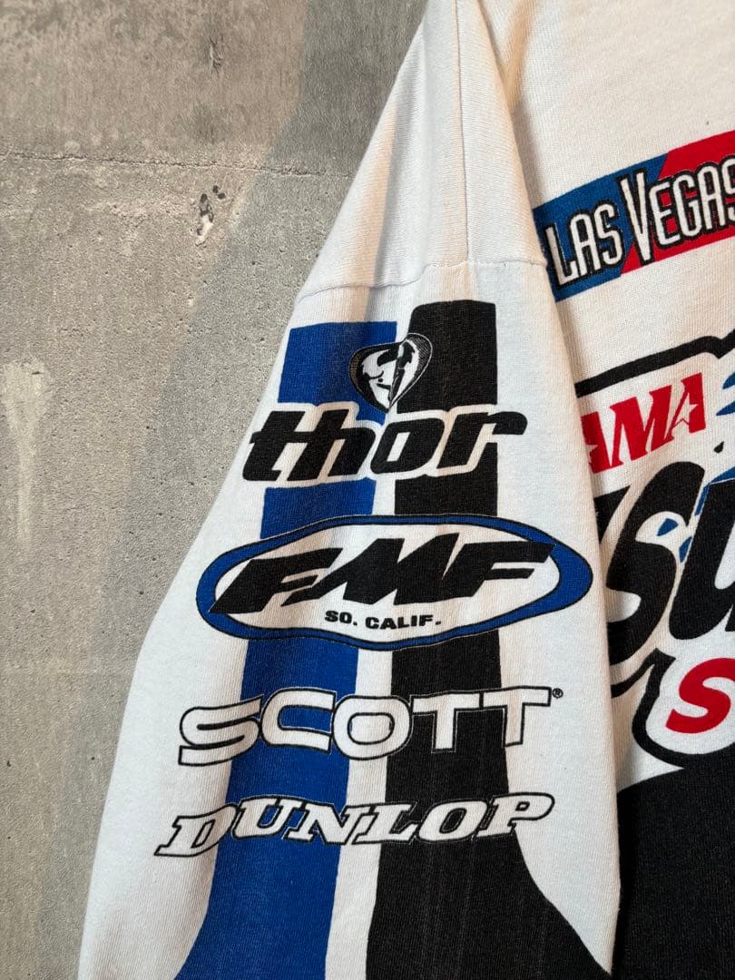 90s \"RACING\" \"MOTOCROSS\" ロンT