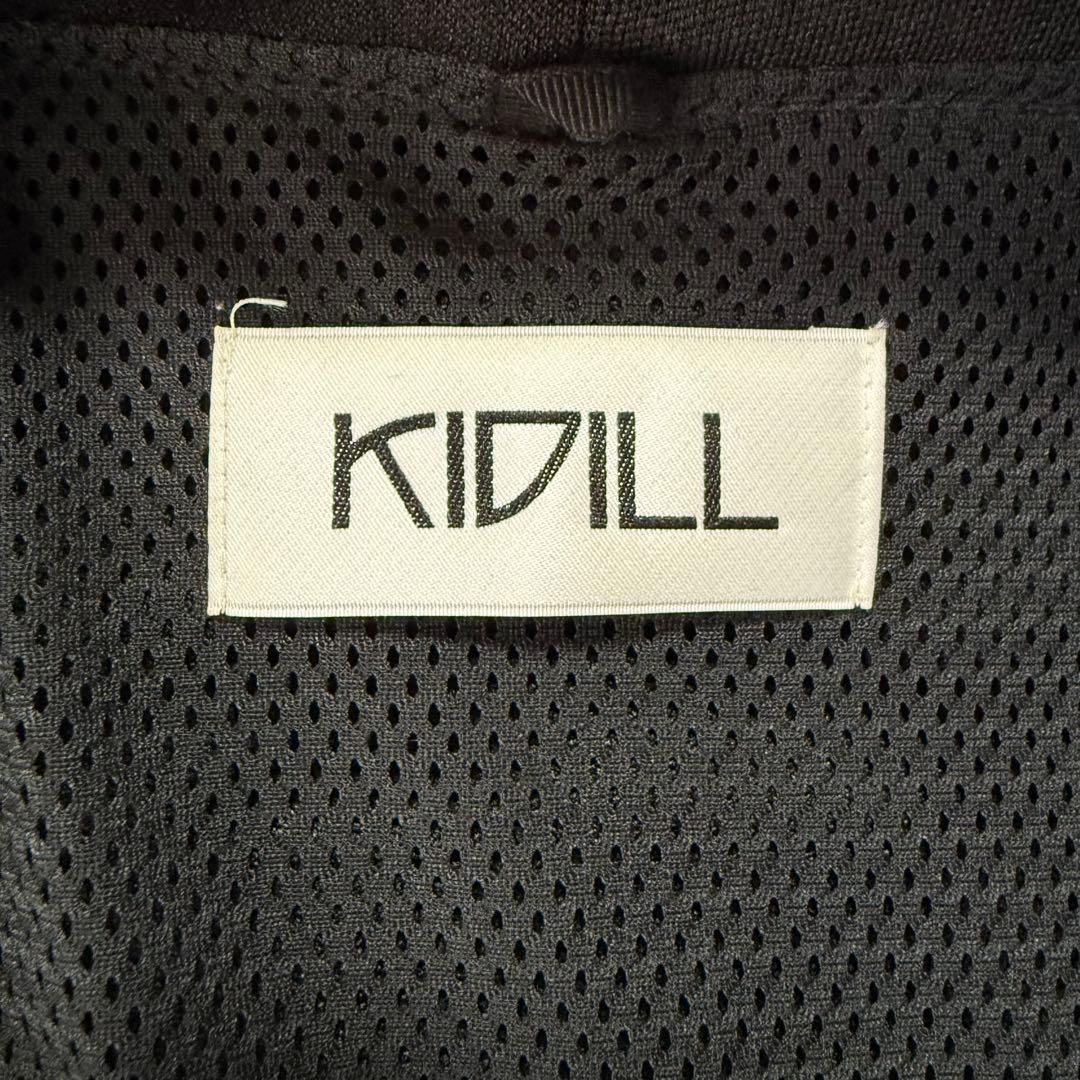 狂気】KIDILL 刺繍 メッシュ パーカー 黒 FREE オーバーサイズ - メルカリ