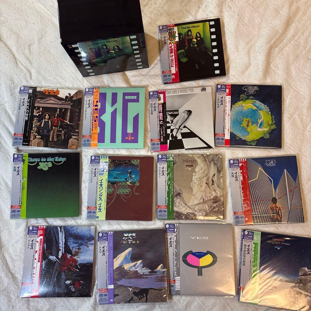 イエス　ハイレゾCD紙ジャケコレクション15枚組【新品未使用】 イエスの名盤紙ジャケット復刻コレクションが遂に完結。最終章全13