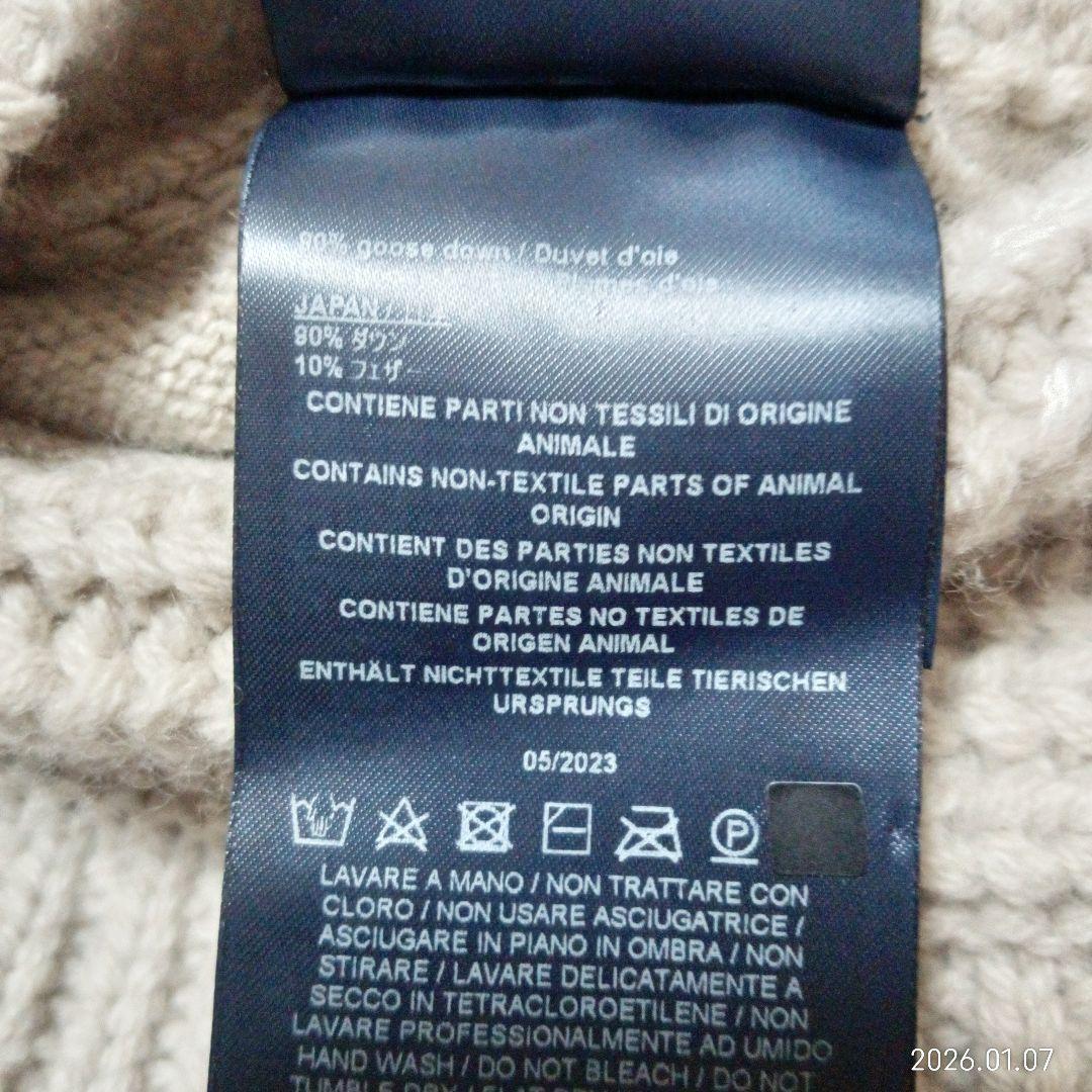 雑誌掲載 鈴木保奈美さん着用 美品 ヘルノ 異素材 ダウン ニット