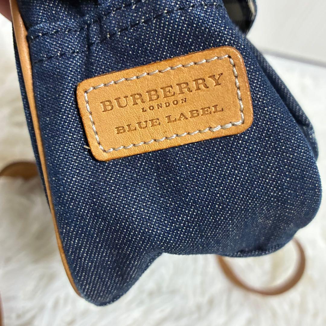 バーバリー ブルーレーベル ショルダーバッグ デニム ☆美品☆BURBERRY