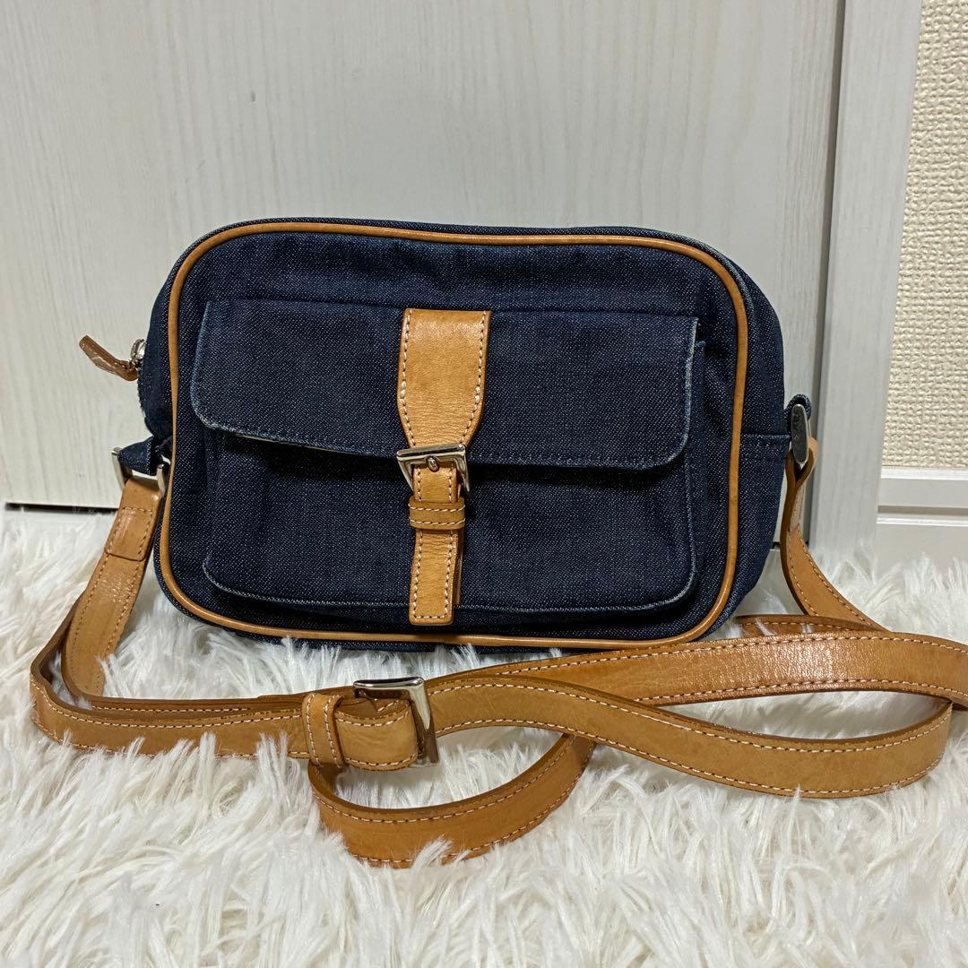 バーバリー ブルーレーベル ショルダーバッグ デニム ☆美品☆BURBERRY