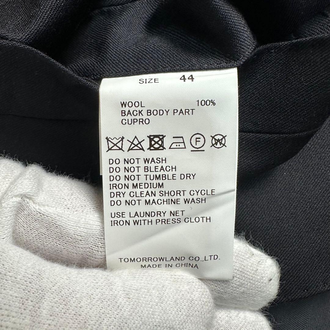 別注 未使用級 トゥモローランド ピルグリム×ゼニア 3ピース 光沢 黒