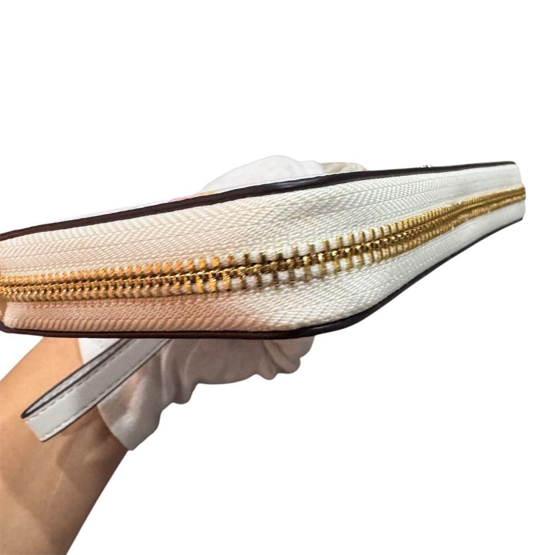 COACH コーチ フラワーデザイン 長財布 ギフト プレゼント 誕生日 記念