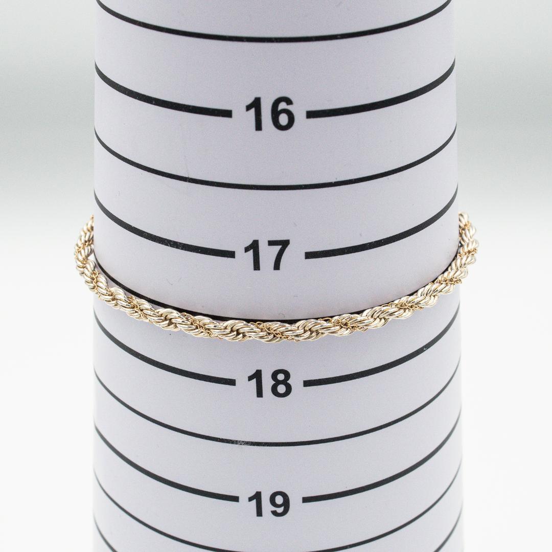 ヴィンテージ ティファニー ツイストロープ ブレスレット 18.5cm 80年代