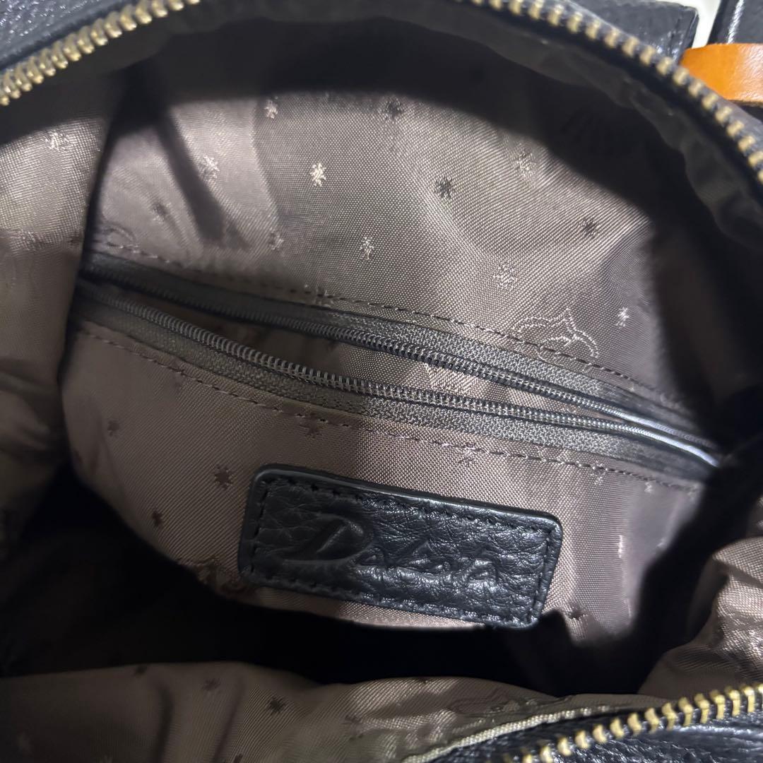 極美品⭐️Dakota シボ革 リュック ブラック レザー パッチ - メルカリ