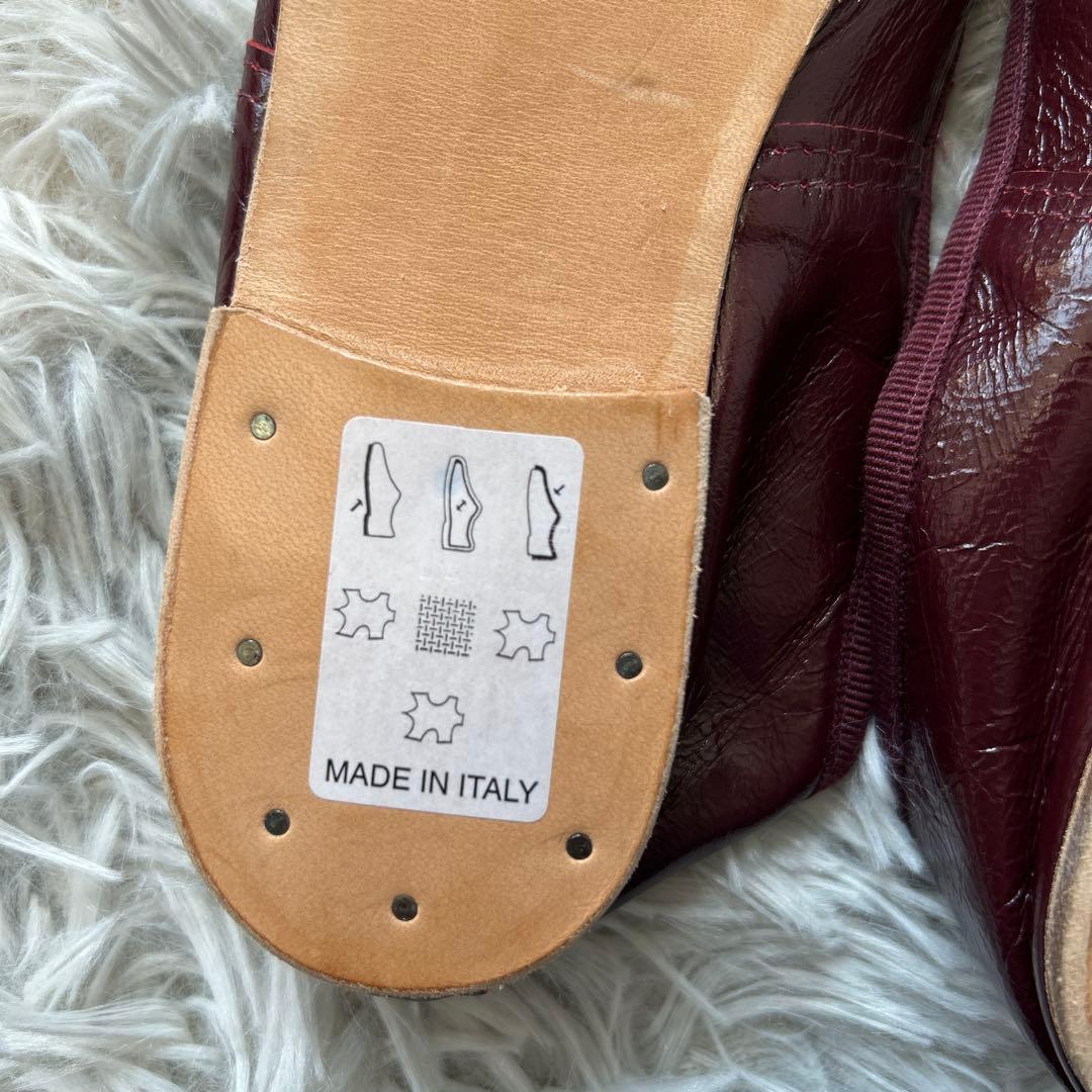新品】E.PORSELLI×Plage 別注バレエシューズ ワインレッド 35 - メルカリ