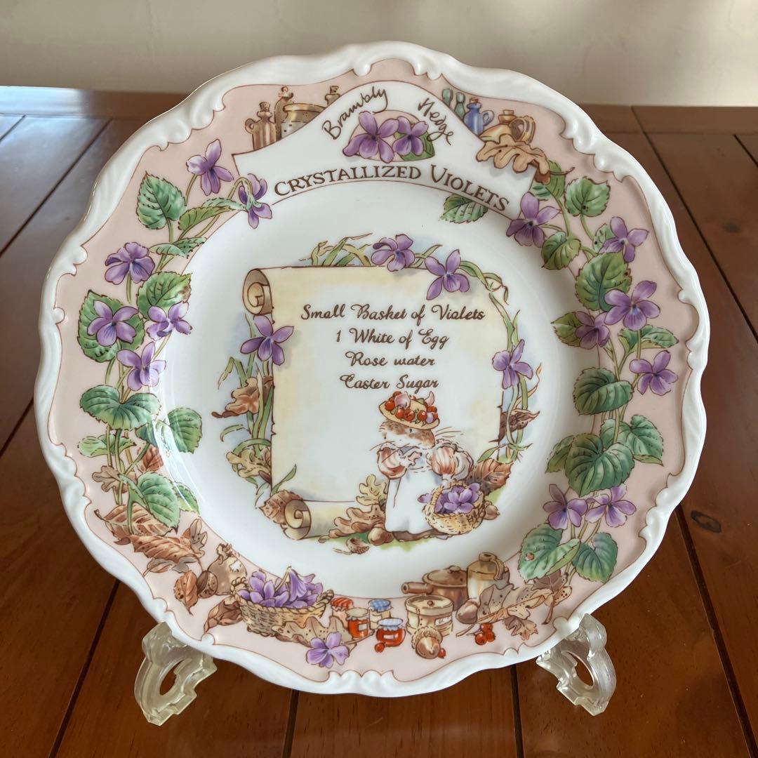 ブランブリーヘッジ　CRYSTALLEZED VIOLETS レシピプレート ブランブリーヘッジ CRYSTALLEZED VIOLETS レシピプレート - メルカリ