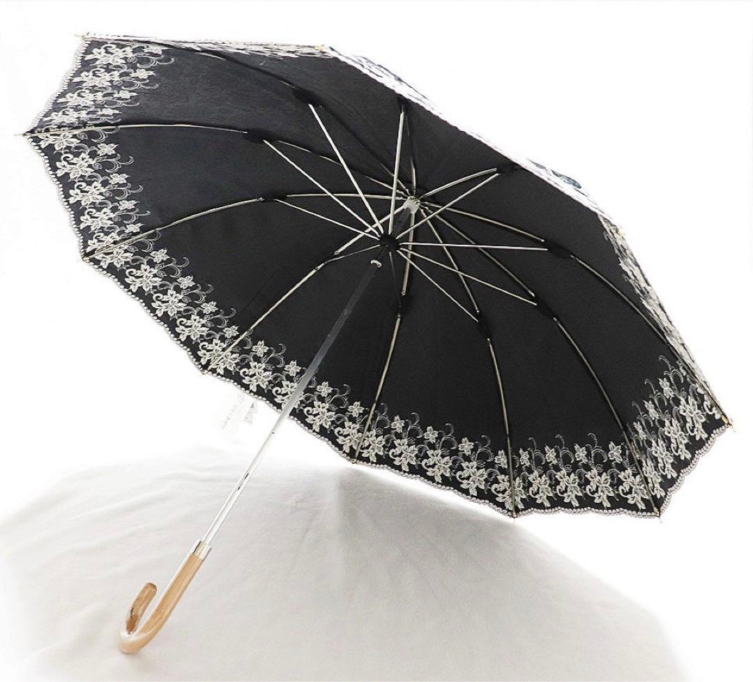 《トンボ洋傘 前原光榮商店》新品【皇室御用達ブランド】豪華刺繍 晴雨兼用高級長傘