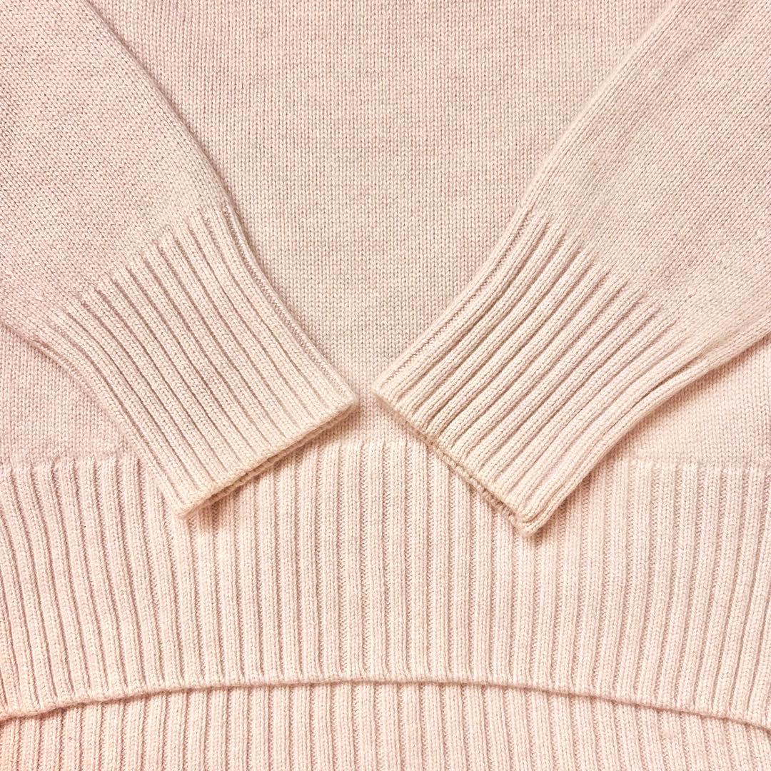 本日限定❤️カシミヤ64%】ドゥロワー 7G天竺 クルーネックニット S定価9万