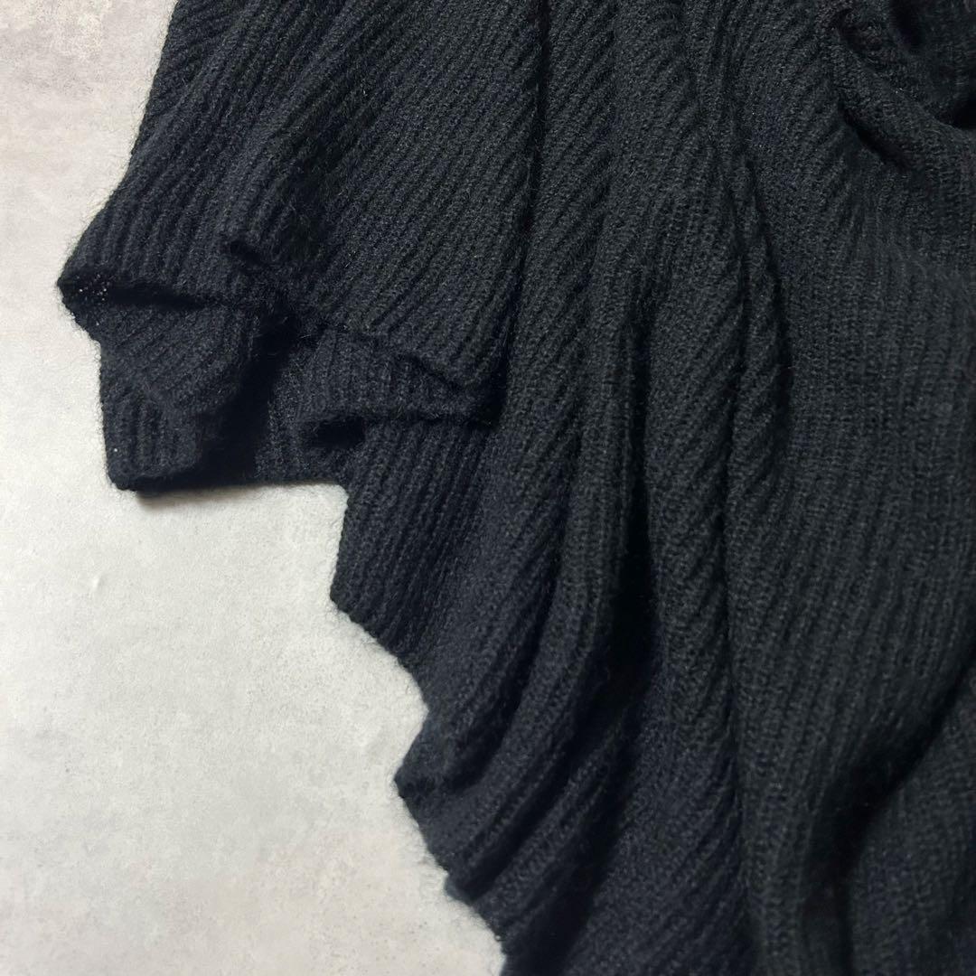 希少✨ヨウジヤマモト リミフゥ ニットポンチョ ロングケープ モヘヤ混
