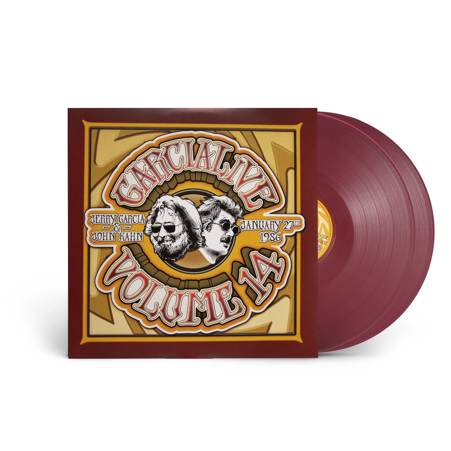GarciaLive Volume 14: 1/27/86 Dark Red 2xLP | Shop the Jerry