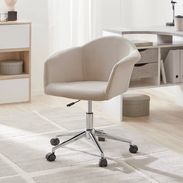 ベルベット調オフィスチェア(幅66.5cm) デスクチェア パソコンチェア