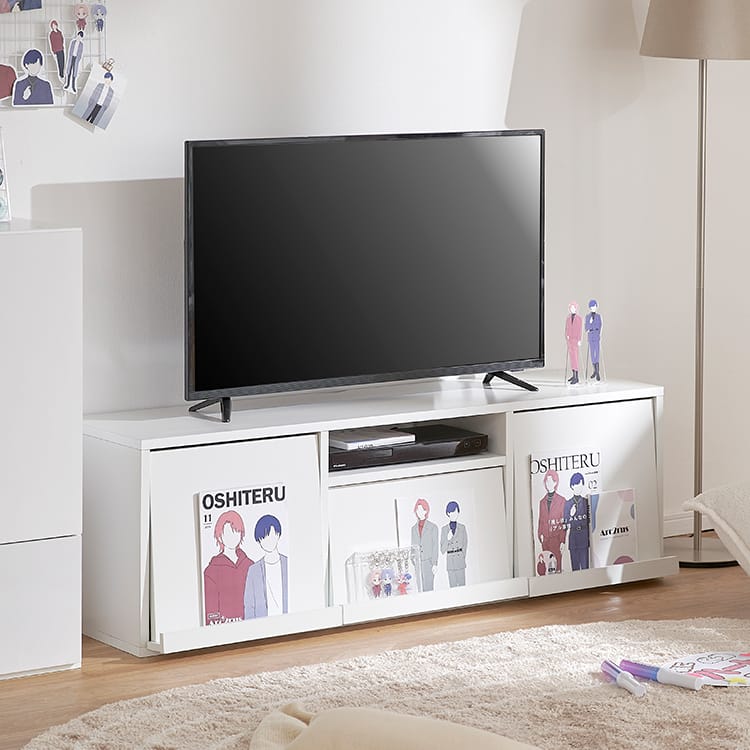 OSHITERU(オシテル) テレビ台 推し活収納 [幅140] | 【公式】LOWYA
