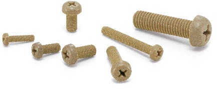 SPE-M2-8-P｜樹脂ねじ（PEEK / 十字穴付きなべ小ねじ） M(並目)ねじの