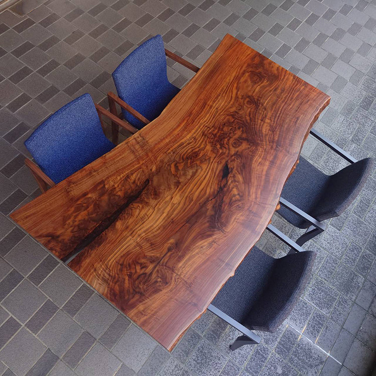 一枚板 クラロウォールナット(杢) 822-9 (W175cm) ダイニングテーブル