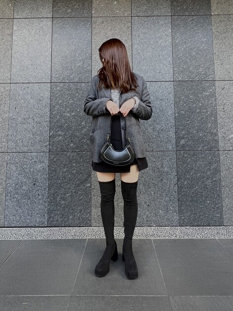 Evie イービー プラットフォームサイハイブーツ - ベージュ | CHARLES