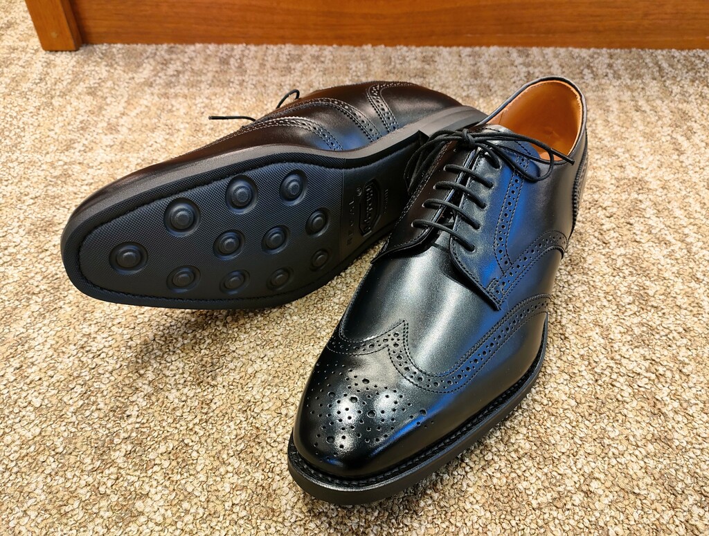 黒×華やかウイングチップ | 靴のリーガルコーポレーション公式