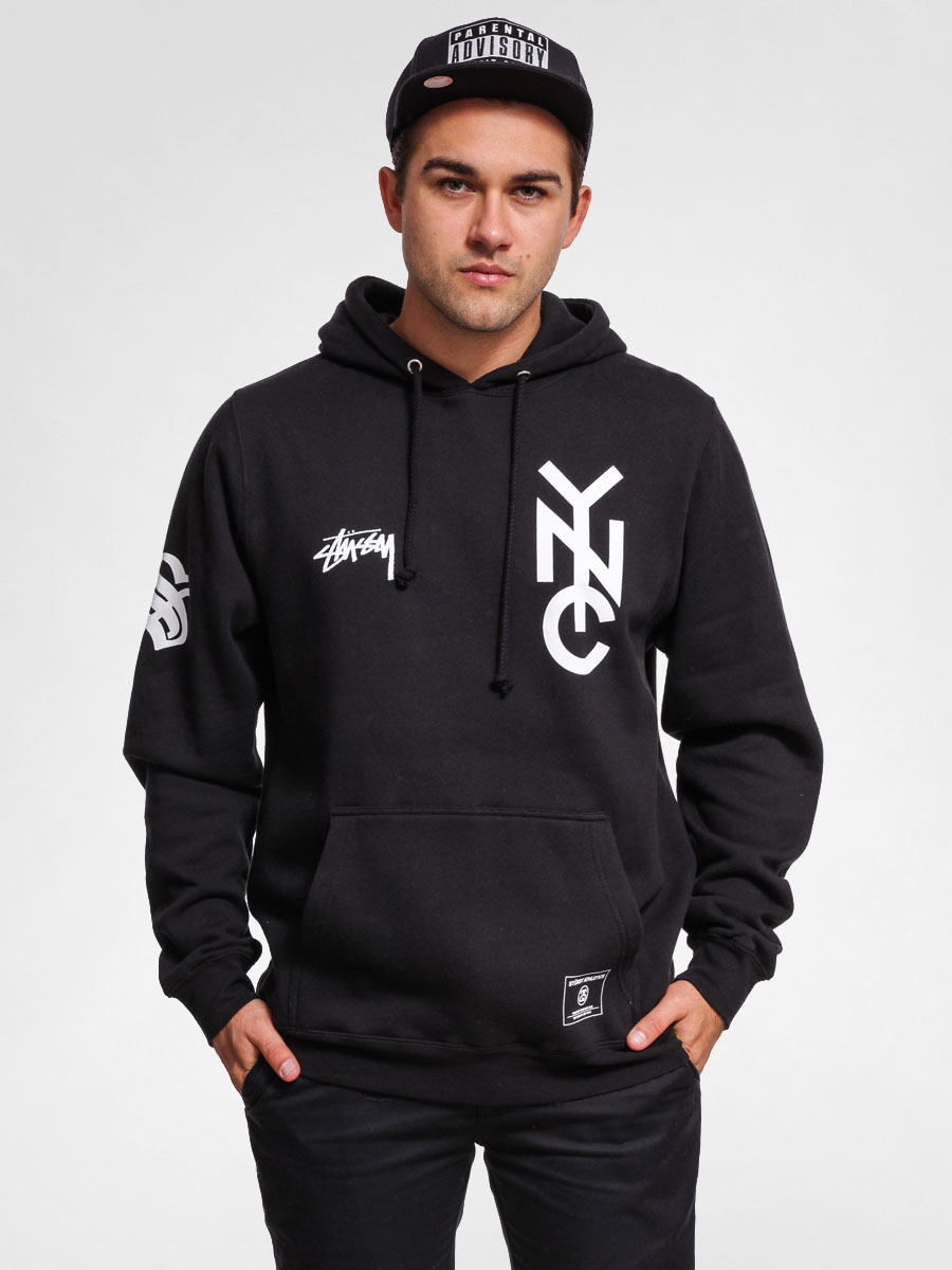 Stussy Hoodie NYC 80 Hood - black (black)