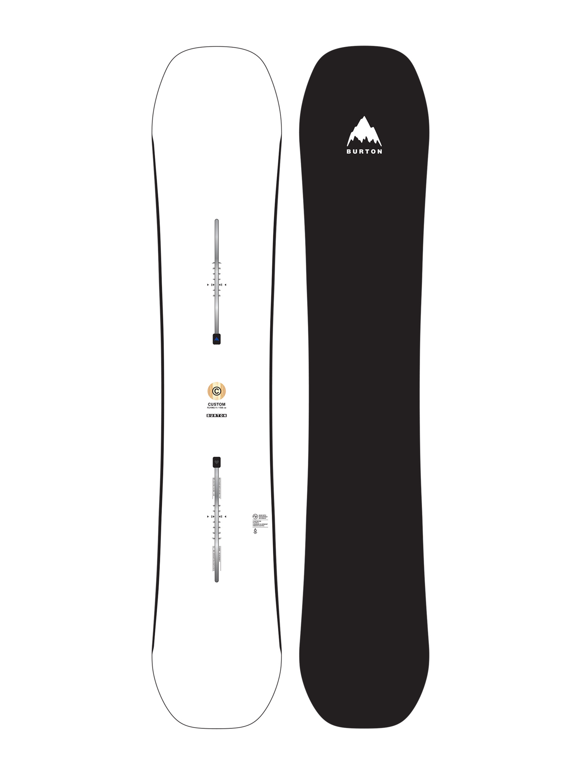 Burton Snowboard Custom Flying V - white (white)