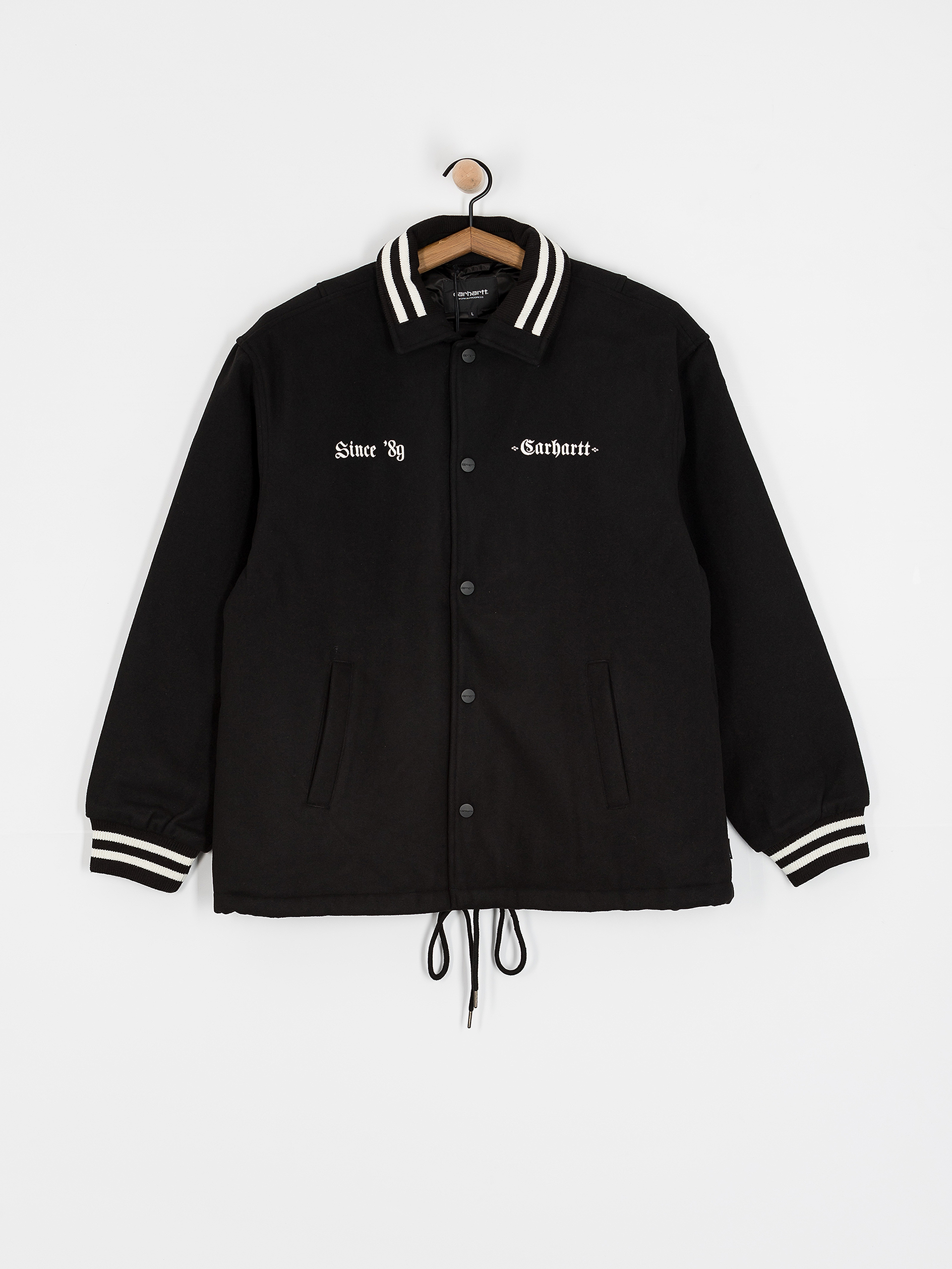 Carhartt WIP Wool Coach Jacket - black (black/wax)