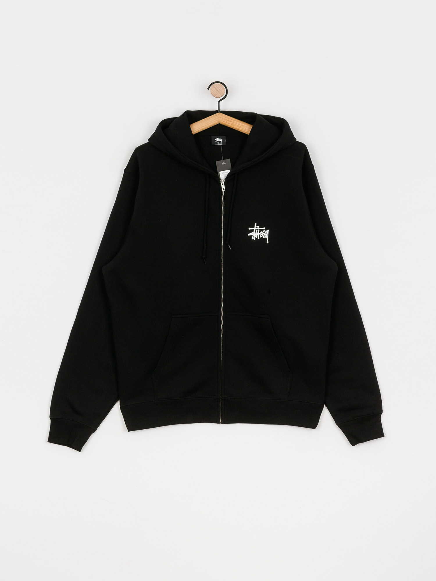 Stussy Basic ZHD Hoodie - black (black)