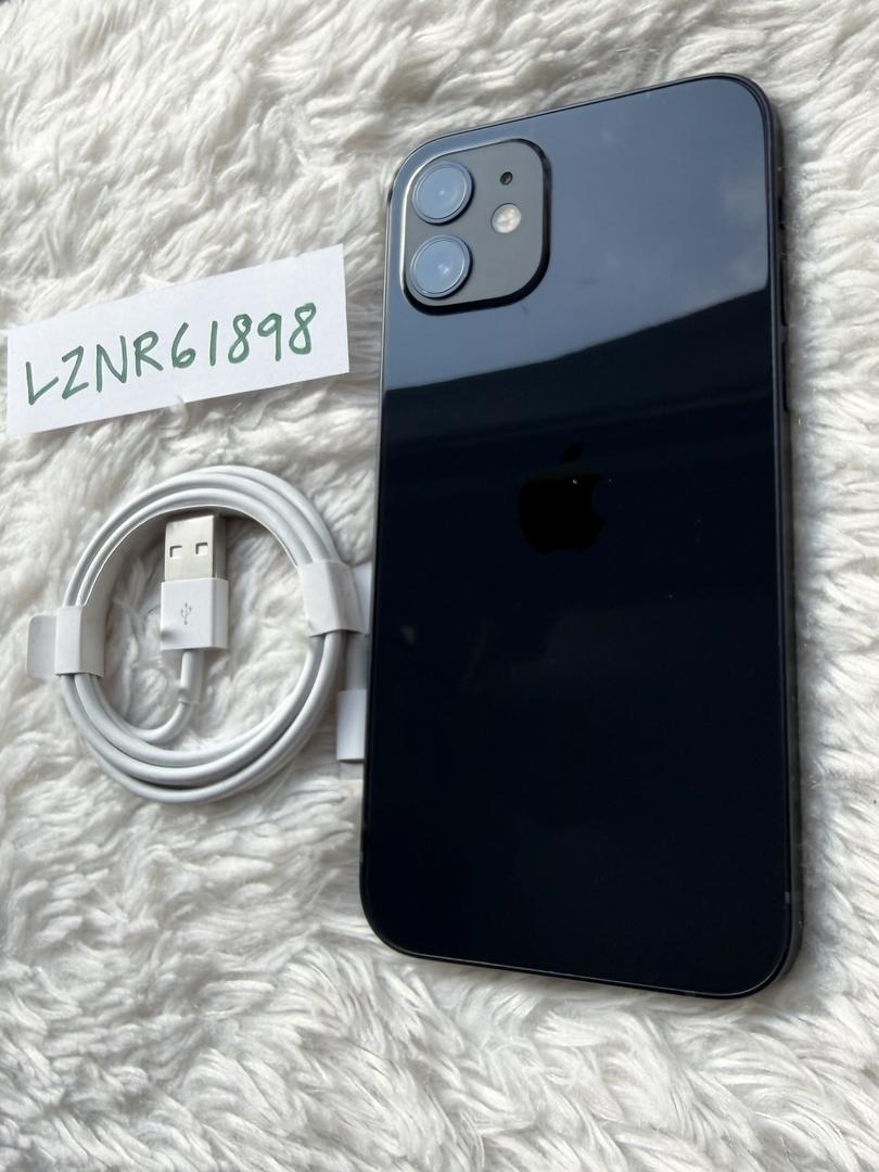 Apple iPhone 12 - Unlocked, 128GB, Black, A2172 - LZNR61898 - Swappa