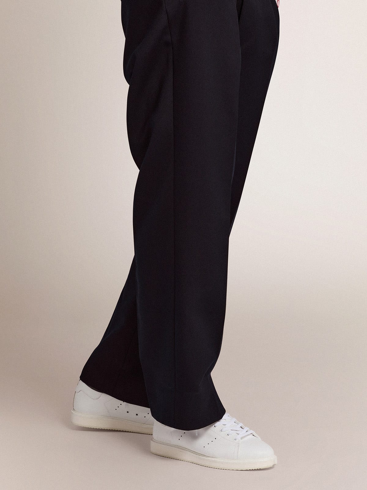 メンズ Starter レザースター付きヒールタブ