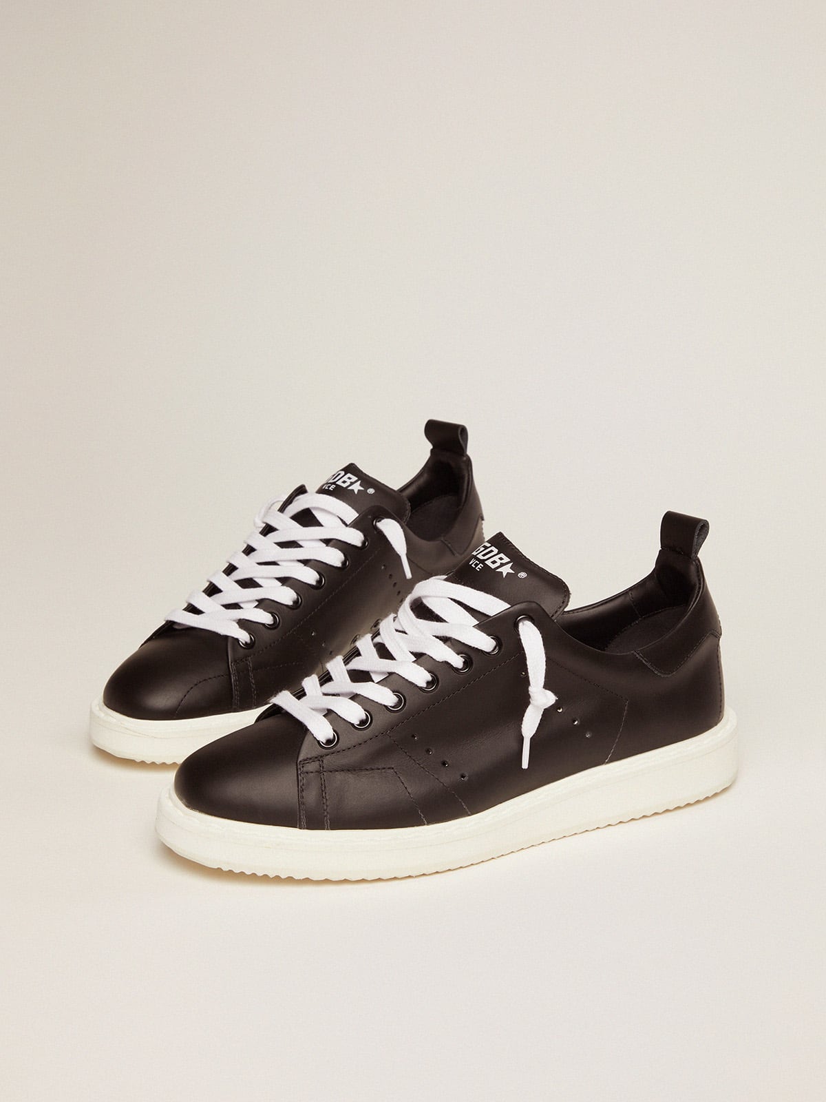 Women's Leather Starter Sneakers